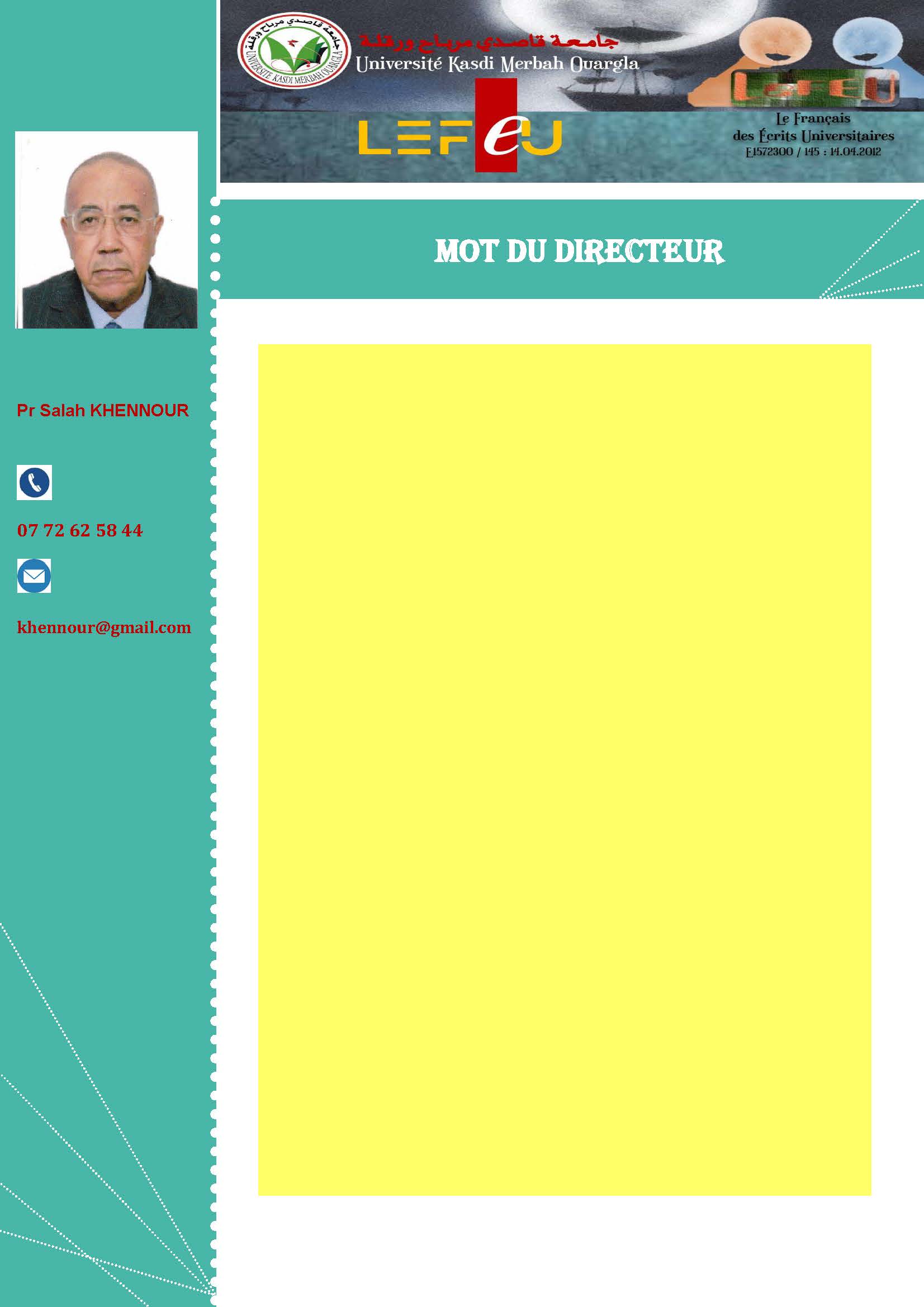mot du directeur 1